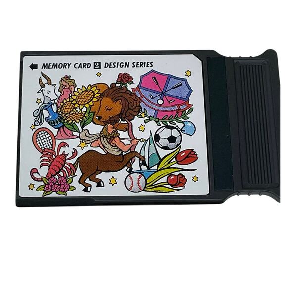 Janome 8000 Memory Card 2 Vintage Design Series Embroidery NEW-Opened 25 Images - Picture 4 of 13